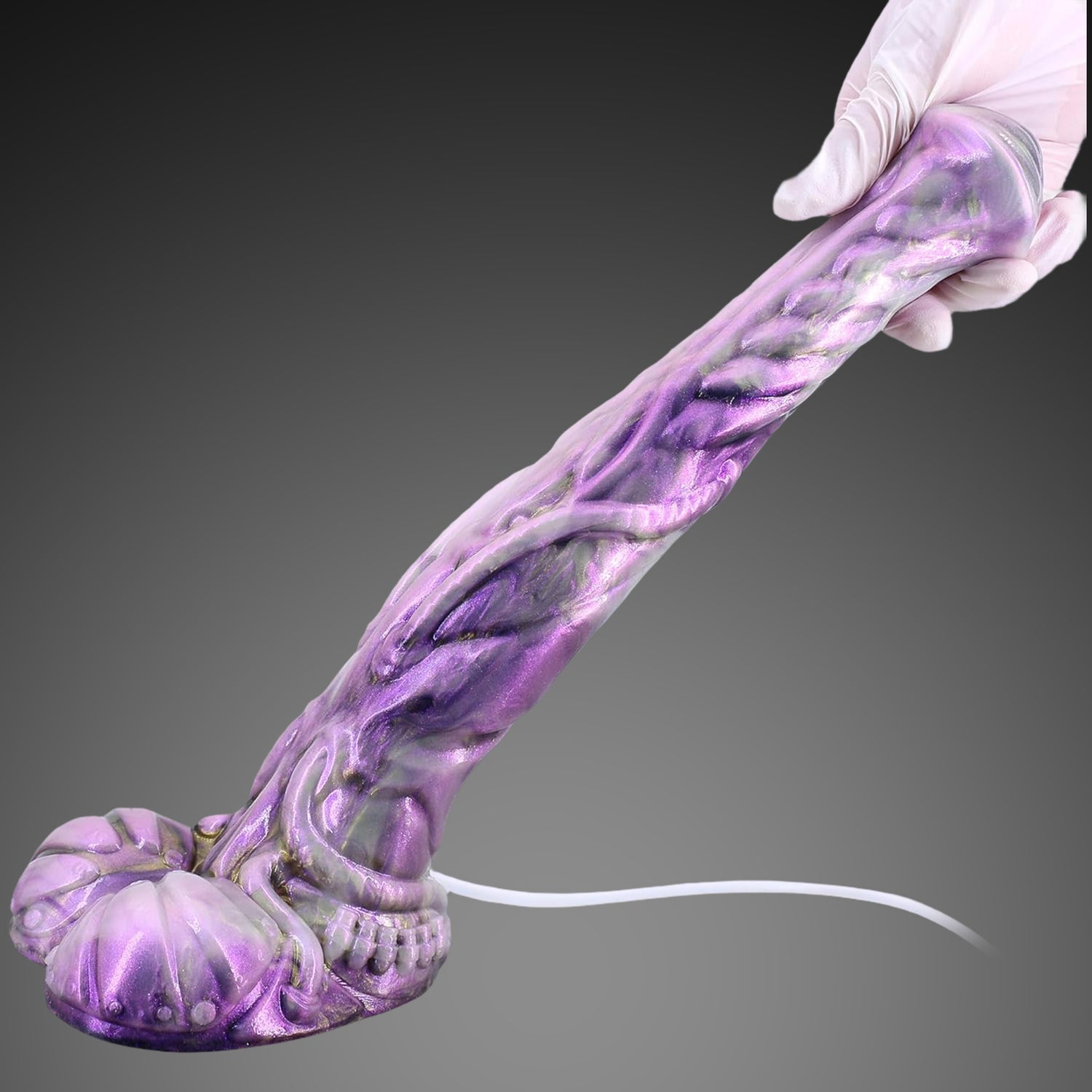 12 Inch Silicone Horse Dildo – Squirting Monster Dildo with Suction Cup