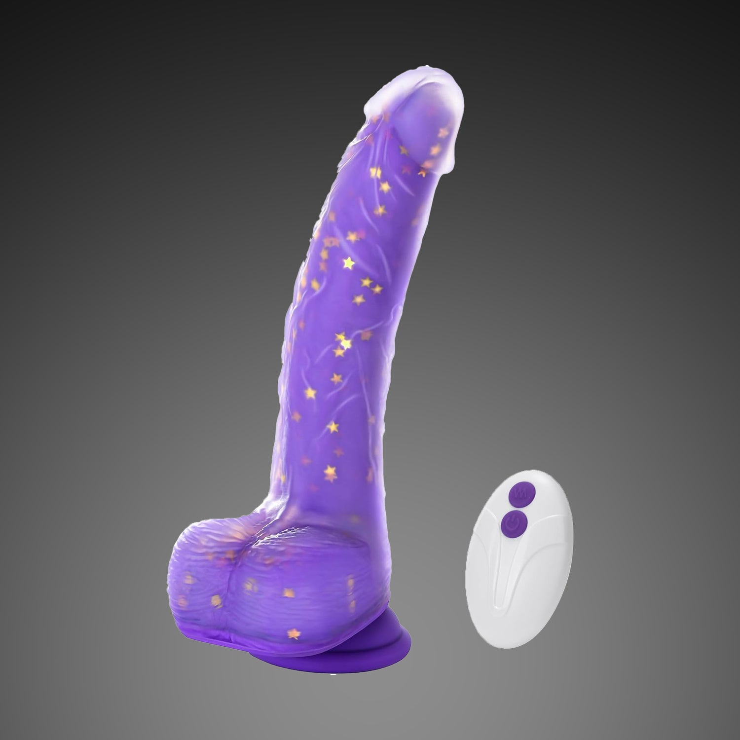 8 Inch Thrusting Dildo – Realistic Silicone Dildo with Remote & Suction Cup