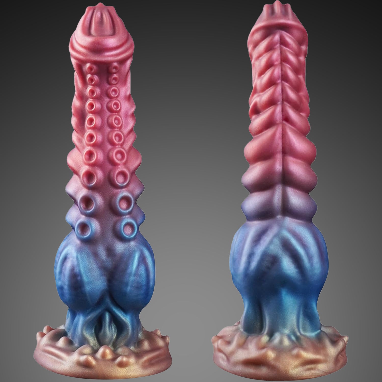 9.7 Inch XXL Fantasy Tentacle Dildo – Silicone Anal Dildo with Suction Cup
