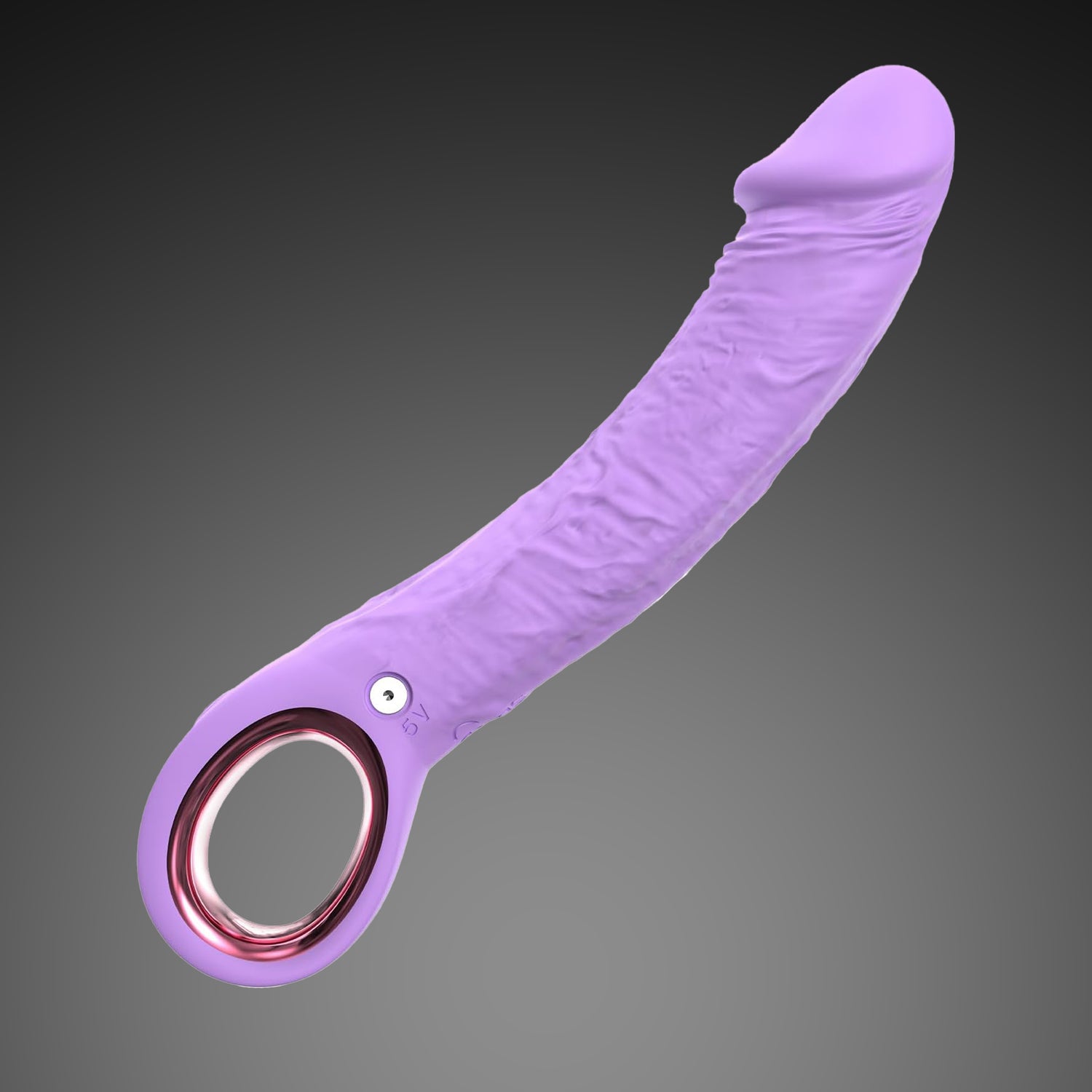 Realistic G‑Spot Dildo Vibrator with Ring Handle | 10 Modes