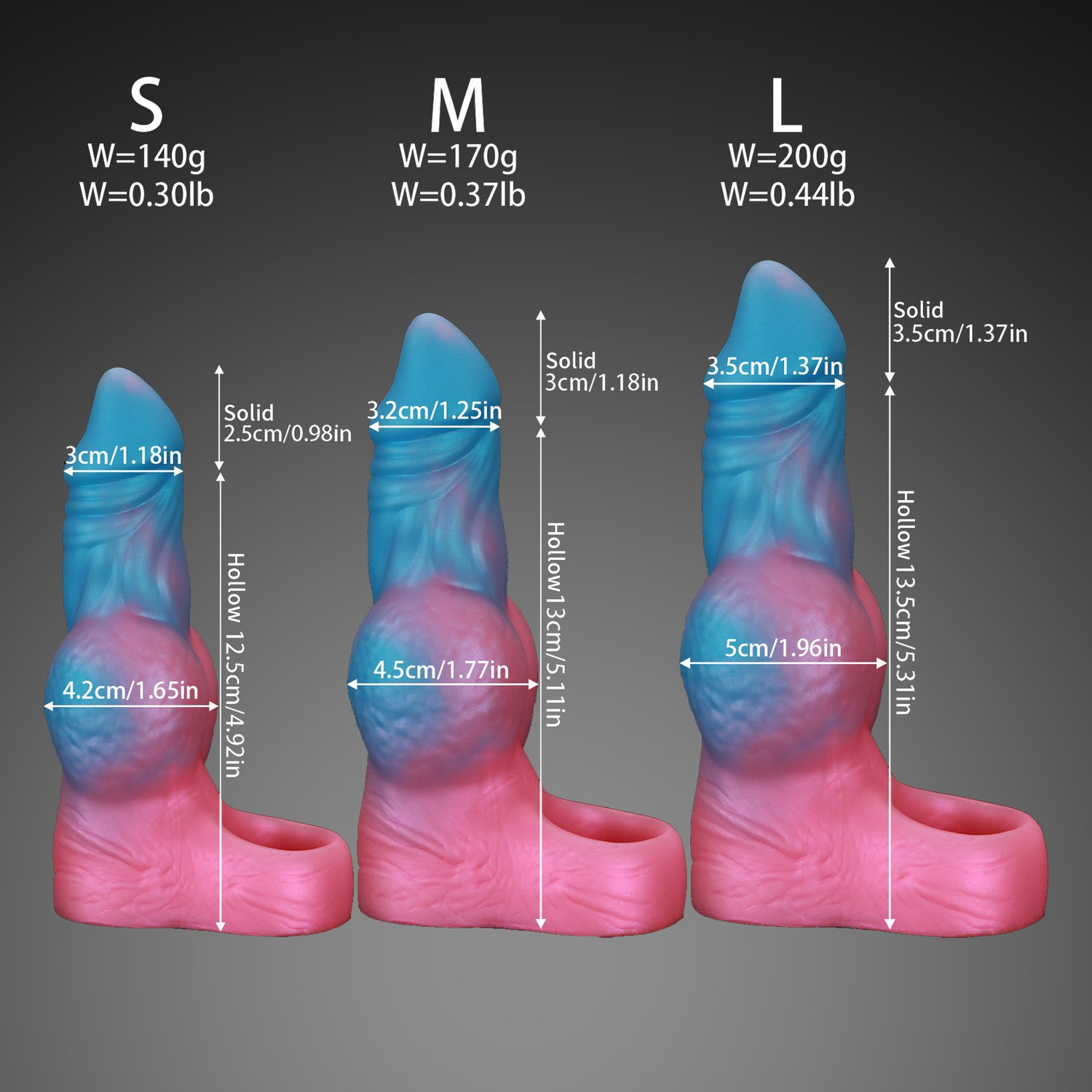 Dog Knot Monster Dildo – Silicone Suction Cup Base