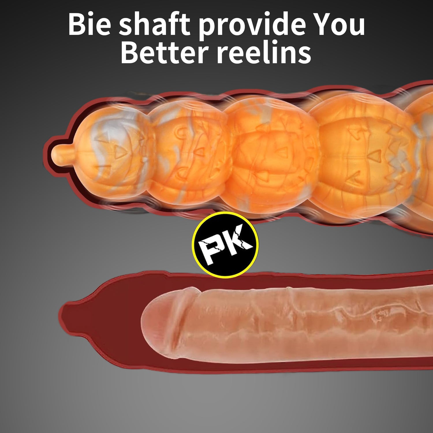 7.87 Inch Monster Dildo – Soft Silicone Knot Toy with Suction Cup