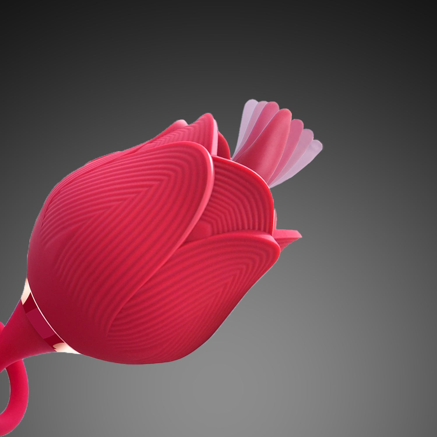 Rose Vibrator - Dual-Action Tongue & Vibration Toy