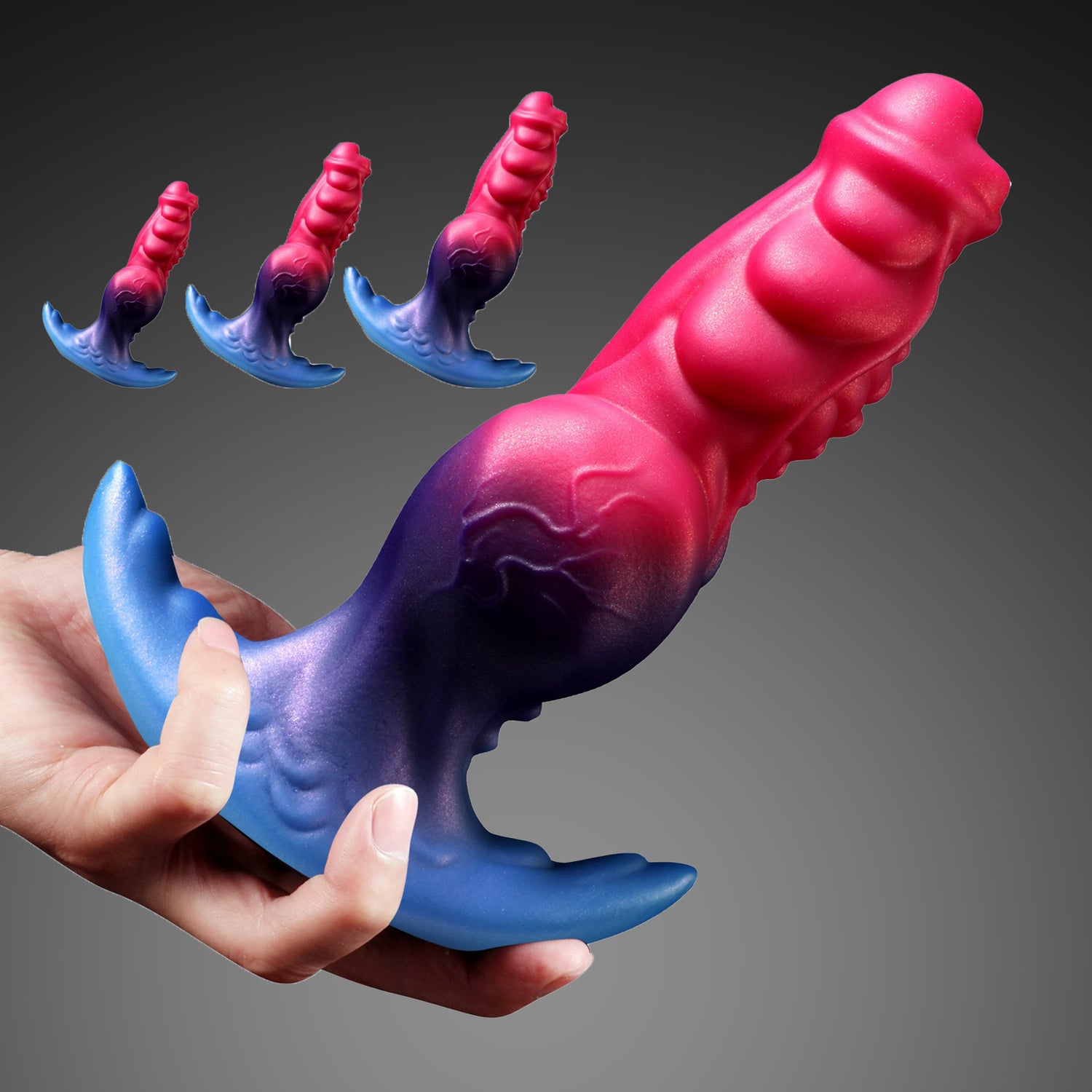 7/8 Inch Fantasy Knot Dildo – Soft Silicone Wearable Dragon Style Toy