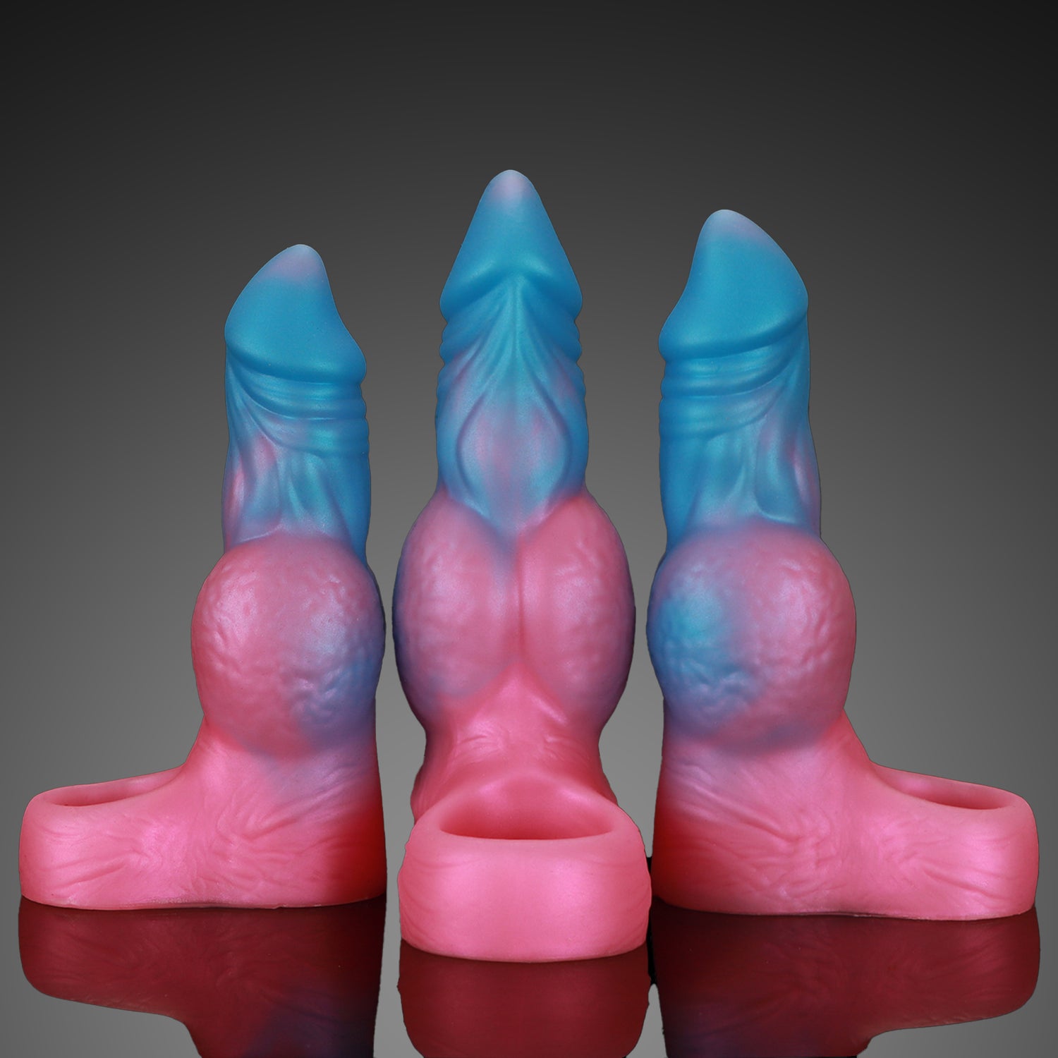 Dog Knot Monster Dildo – Silicone Suction Cup Base