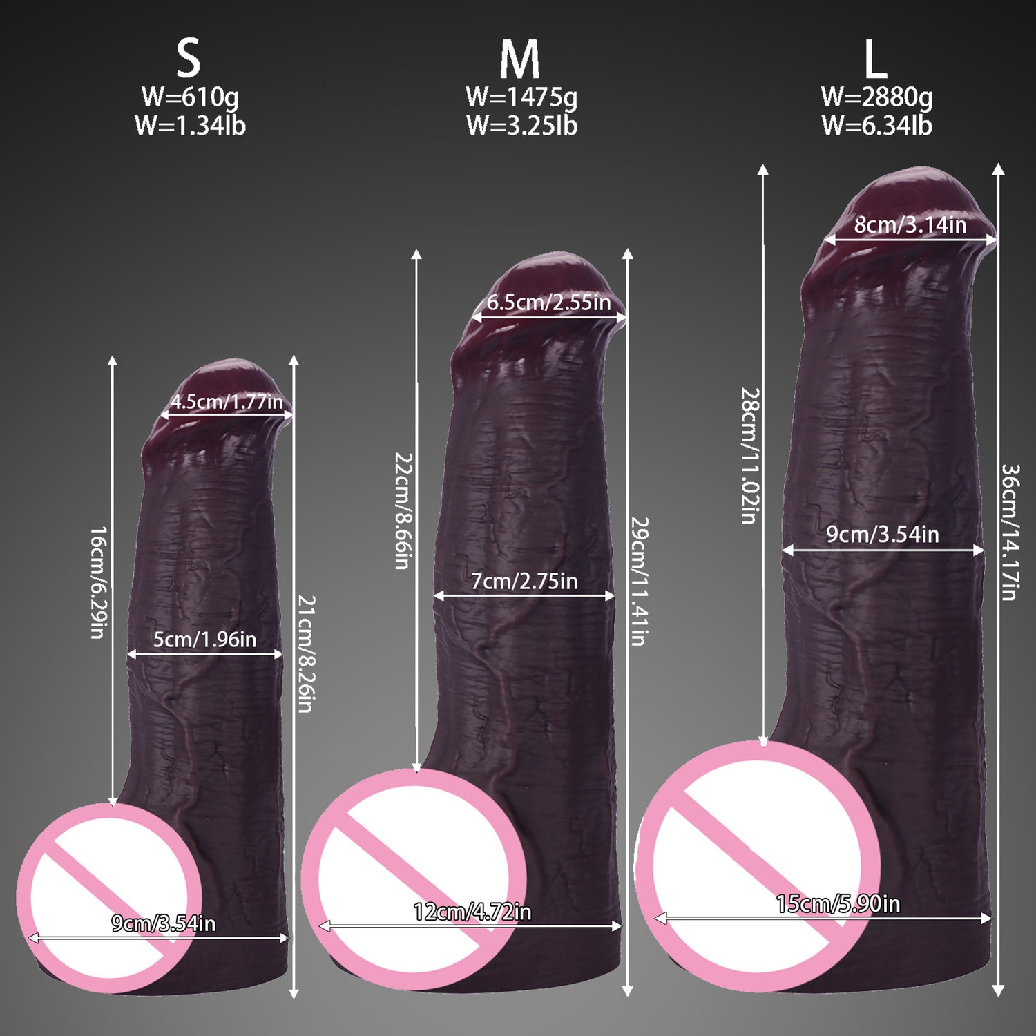 Huge Ebony Silicone Dildo – Soft Realistic Design for Adults